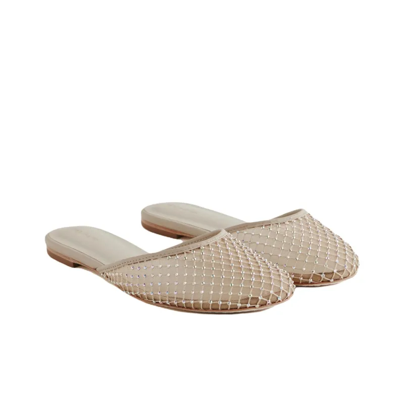 REFORMATION Wrap-toe Slippers Women's Tawny-4