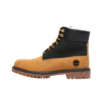 Timberland 6 Inch Fleece Lined Waterproof Boot 'Wheat Black'