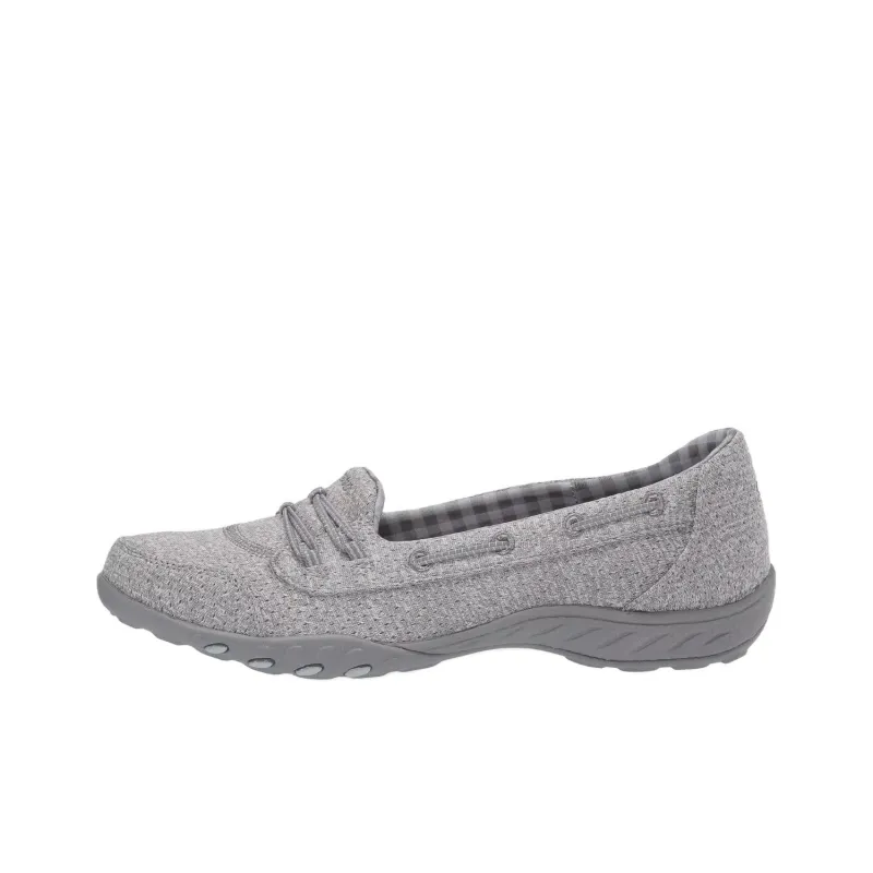 Skechers Breathe-Easy Anti-Slip And Wear-Resistant Lightweight Low-Top Sports Casual Shoes Women's Gray-0