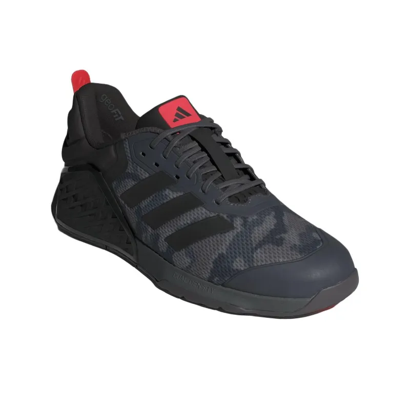 Adidas Dropset 3 Gfx Grey Core Black Bright Red-2