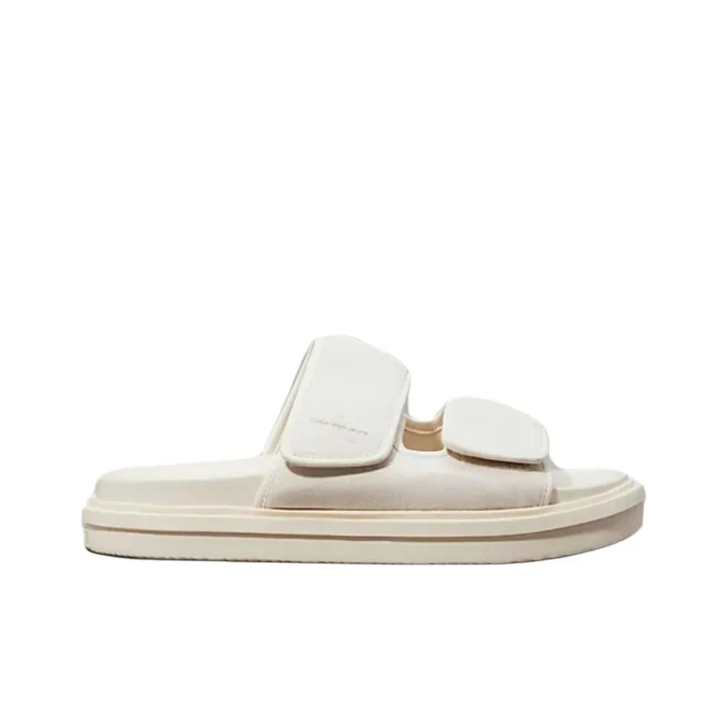 CKJ CALVIN KLEIN JEANS Slide Slippers Women's Ivory-1