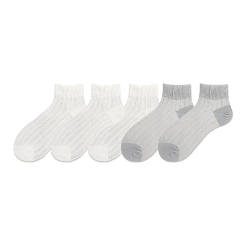 COTTON CHEESE Mid Calf Socks Women's 5 Pack-7