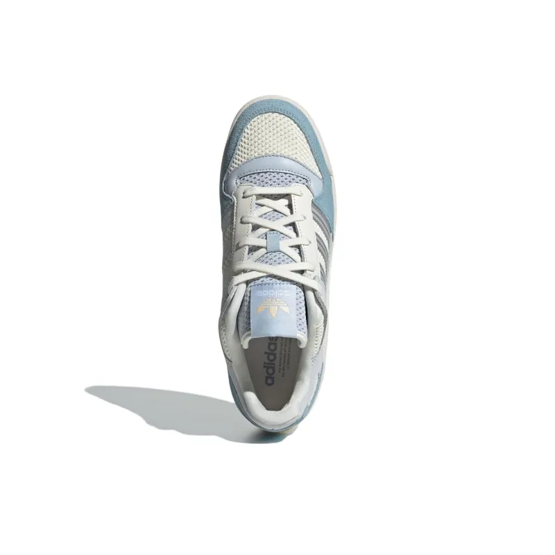 Adidas Originals FORUM Cushioning Anti-Slip And Wear-Resistant Low-Top Casual Running Shoes Unisex Blue White-3
