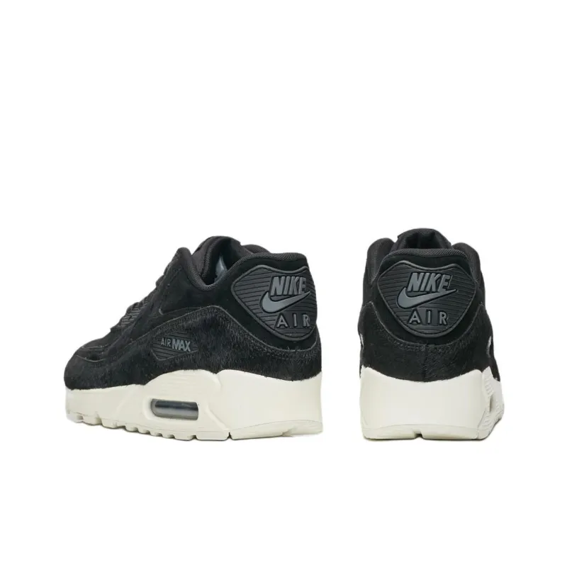 Nike Air Max 90 Lx Black Pony Hair Women's-2