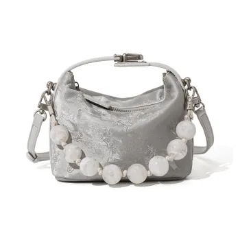 MASTER CANVAS Satin Shoulder Bag, Crossbody Bag Women's