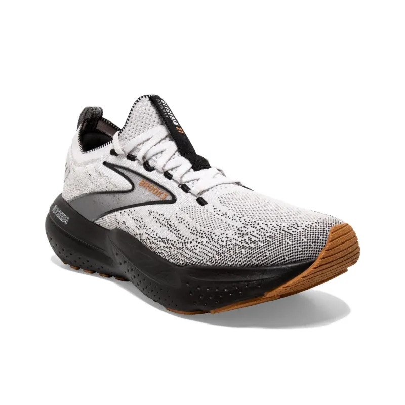 Brooks Glycerin 21 Anti Slip Wear Resistant Low Top Running Shoes Men's Gray Black-2
