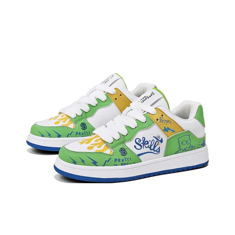 The Simpsons Low Top Skateboard Shoes Unisex-76