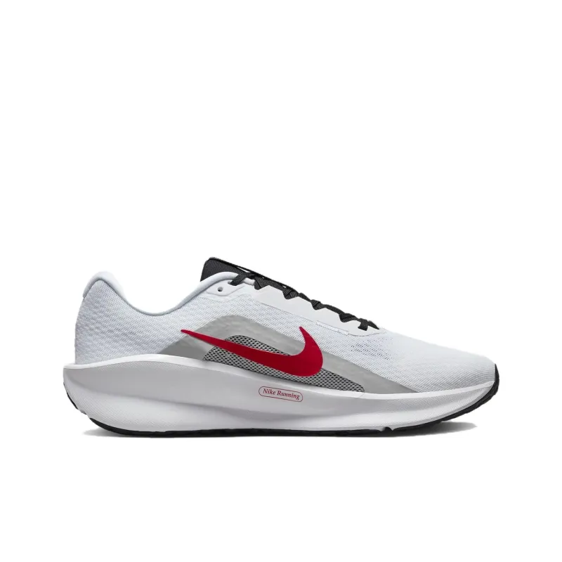 Nike Downshifter 13 White Light Smoke Grey Black Fire Red-1