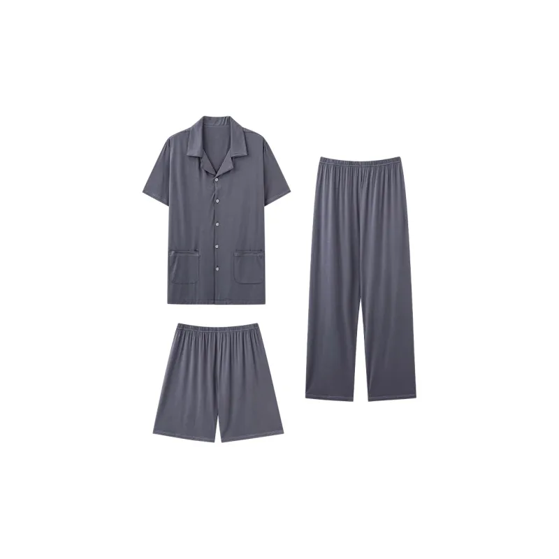 MIIOW Pajama Set Men's Slate Gray-0