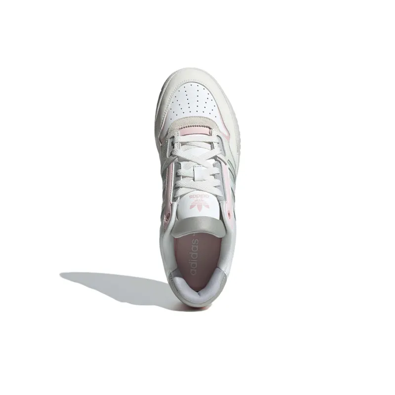Adidas Originals Drop Step 2.0 Anti Slip Wear Resistant Low Top Skateboard Shoes Women's White Pink-3