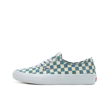 Vans Checkerboard Authentic Pro Shoes Blue/White