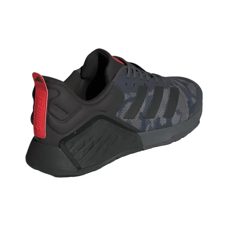 Adidas Dropset 3 Gfx Grey Core Black Bright Red-3
