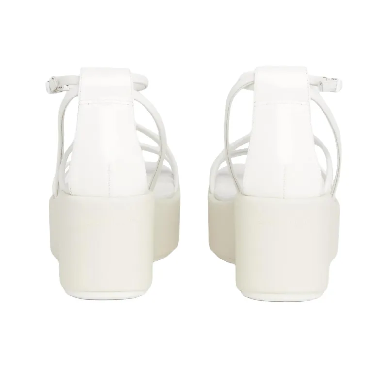 CALVIN KLEIN Strap Sandals 6cm Women's White-4