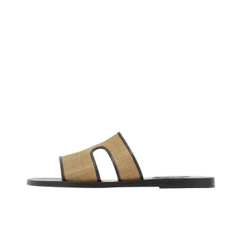 ANCIENT GREEK SANDALS Slide Slippers Women's Brown