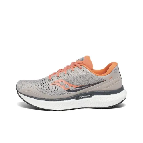 Saucony Triumph 18 Running Shoes Women's Low-Top Gray/Orange