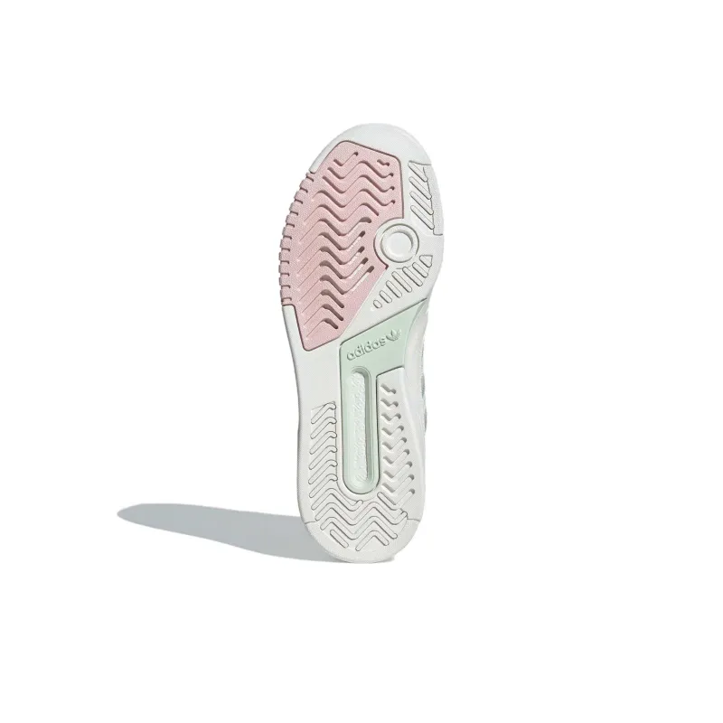 Adidas Originals Drop Step 2.0 Anti Slip Wear Resistant Low Top Skateboard Shoes Women's White Pink-4