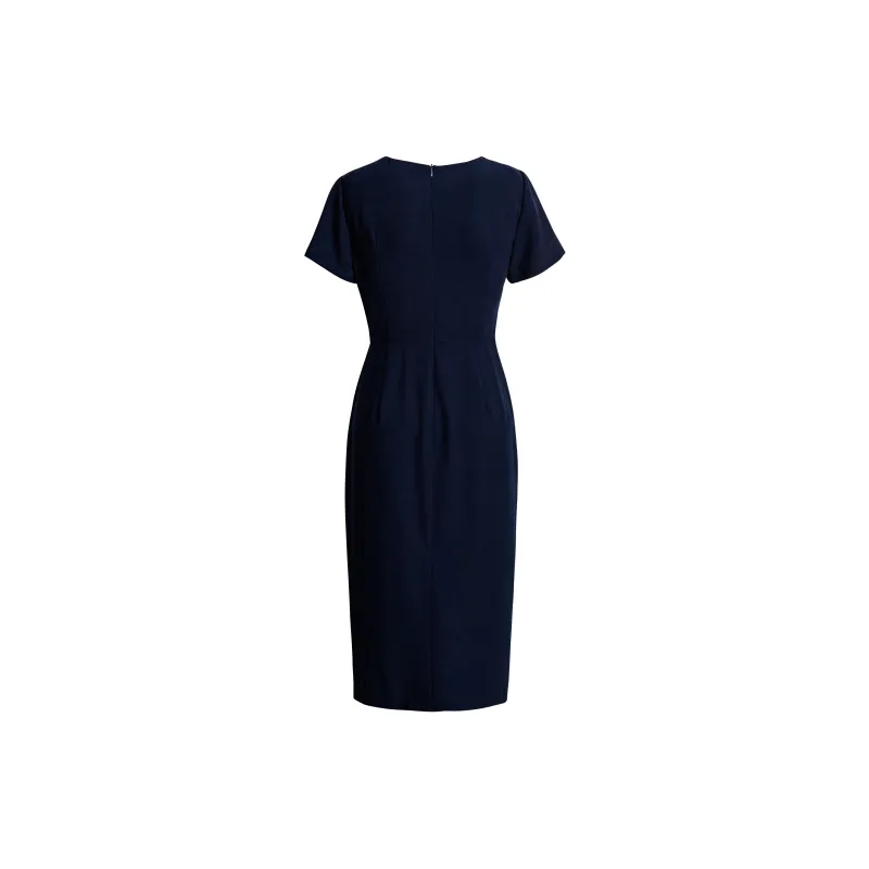 ROEYSHOUSE Short Sleeved Dresses Women's Dark Blue-1