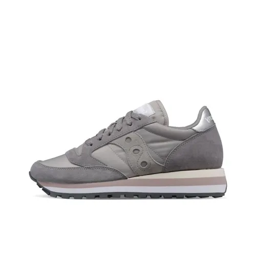 saucony Jazz Triple Grey Light Grey Women's