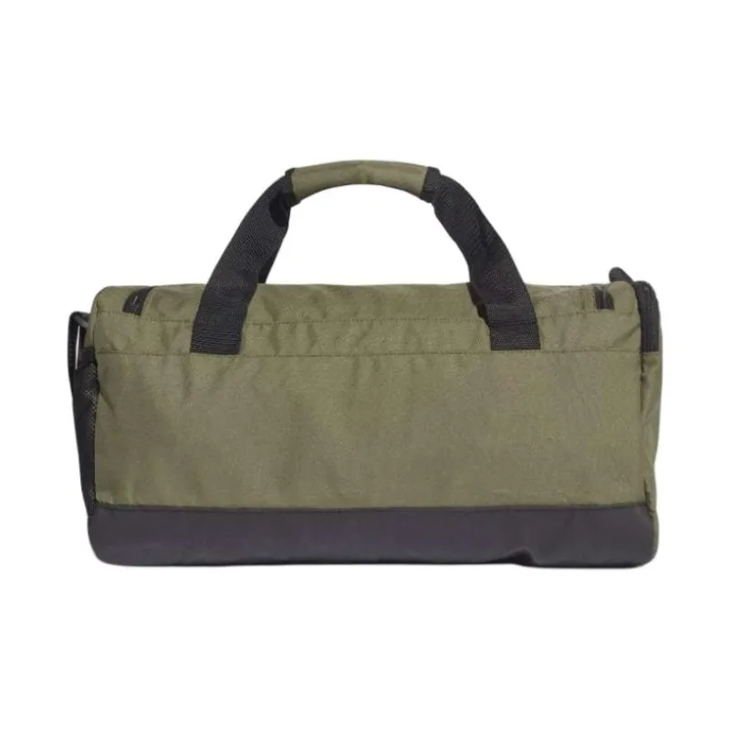 Adidas Recycled Material One Shoulder Crossbody Portable Travel Bag Small Size Unisex Army Green Black And White-3