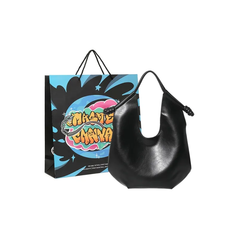 MASTER CANVAS PU Handbag, Shoulder Bag Women's Black-1