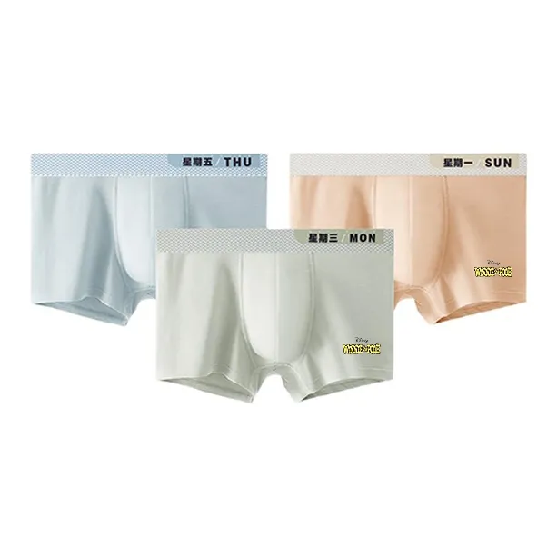 Disney 100% Cotton Boxer Briefs Men's 3 Pack-0