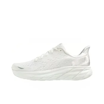 HOKA ONE ONE Clifton 8 Wide 'Triple White' Women's