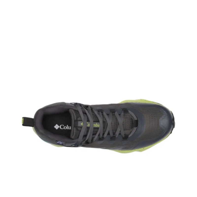 Columbia Facet 75 Cushioned Anti-Slip Wear-Resistant And Water-Resistant Mid-Top Hiking Boots Men's Gray Green-3