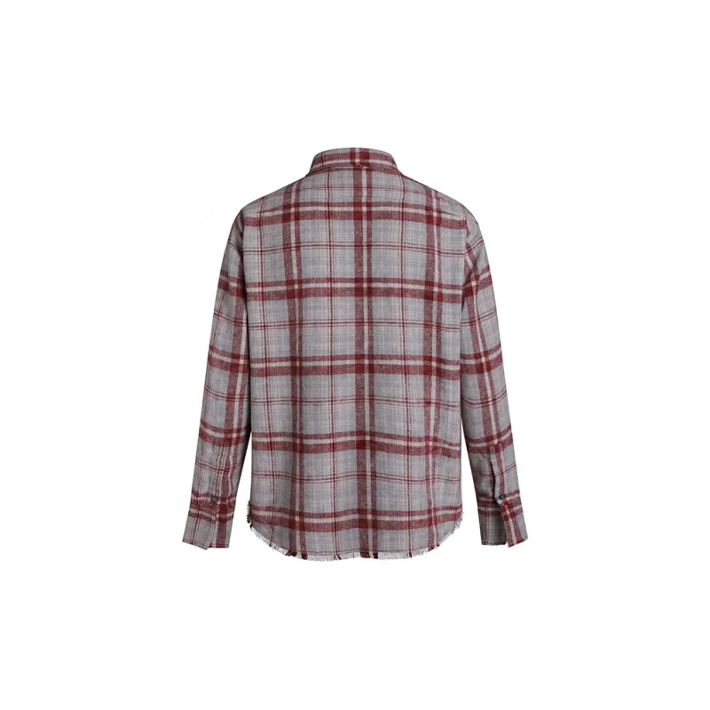 DIMC Shirts Unisex Gray Red-1