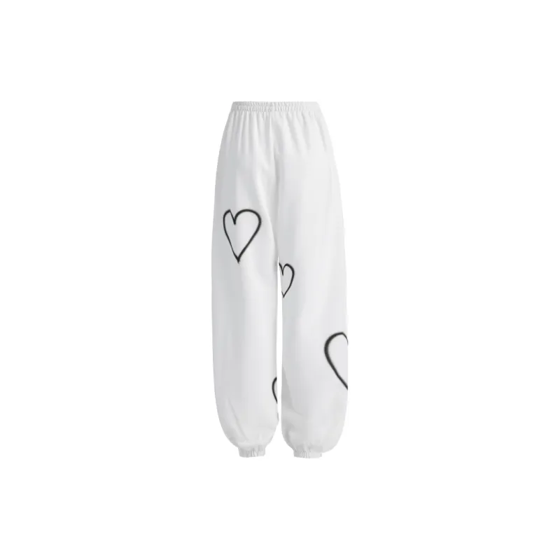 FHMY Casual Pants Women's White-1