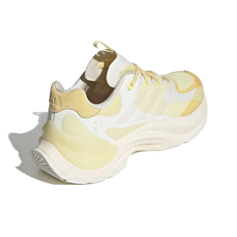 Adidas Maxxwavy Anti Slip Wear Resistant Low Top Chunky Sneakers Unisex Yellow-3