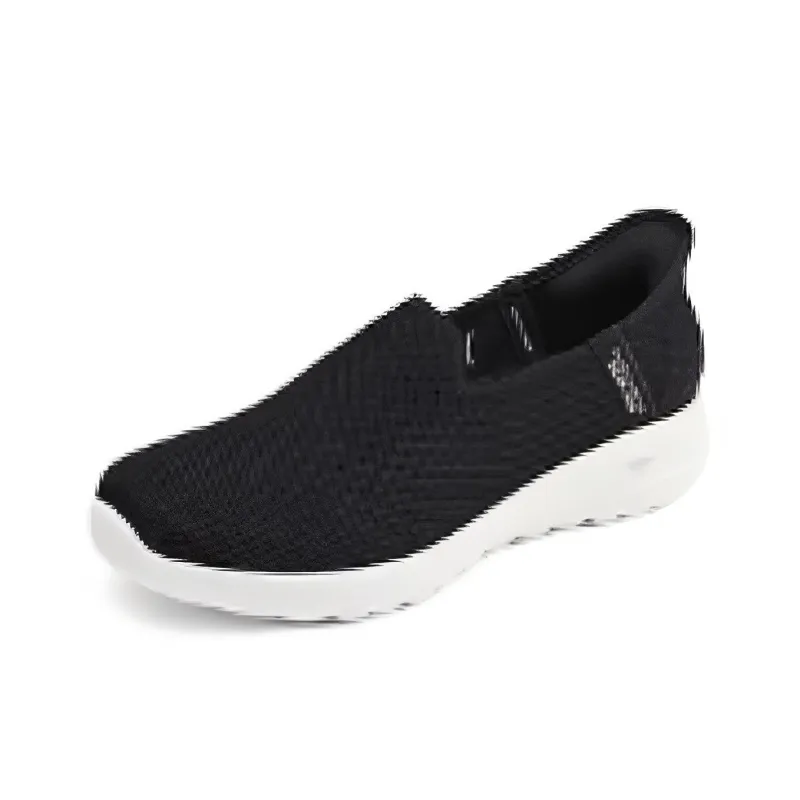 Skechers GO WALK Ma Hands Free Slip Ins Durable Breathable Low Top Casual Shoes Women's Black White-2