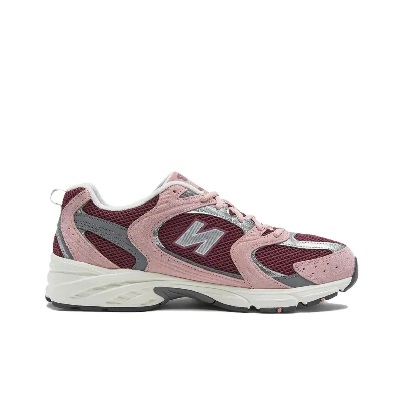 New Balance NB 530 Cushioning Anti Slip Wear Resistant Breathability Low Top Running Shoes Unisex Pink-1