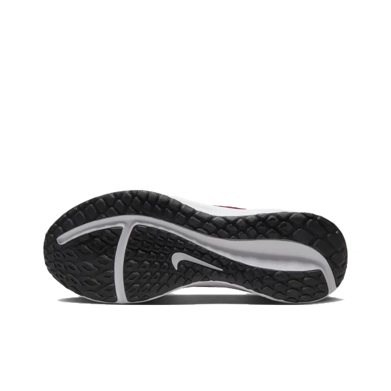 Nike Downshifter 13 White Light Smoke Grey Black Fire Red-5