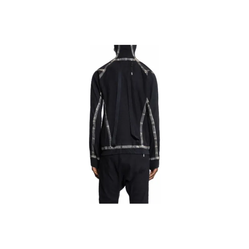 BORIS BIDJAN SABERI Thumb-slot Asymmetric Hooded Jacket-3