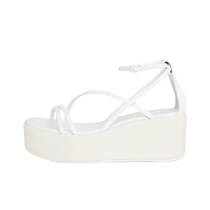 CALVIN KLEIN Strap Sandals 6cm Women's White-0