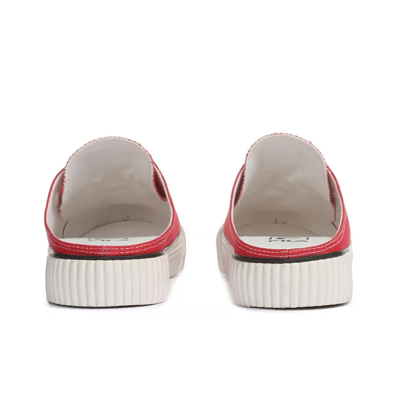 FILA Bumper Mule Gs Red/White-2