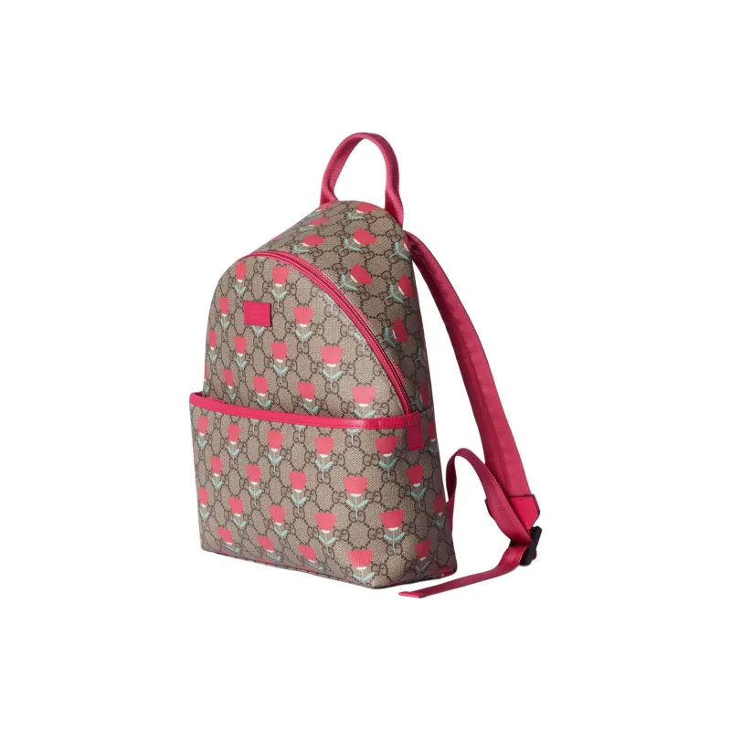 GUCCI Canvas Backpack Regular Kids' Beige & Ebony-1