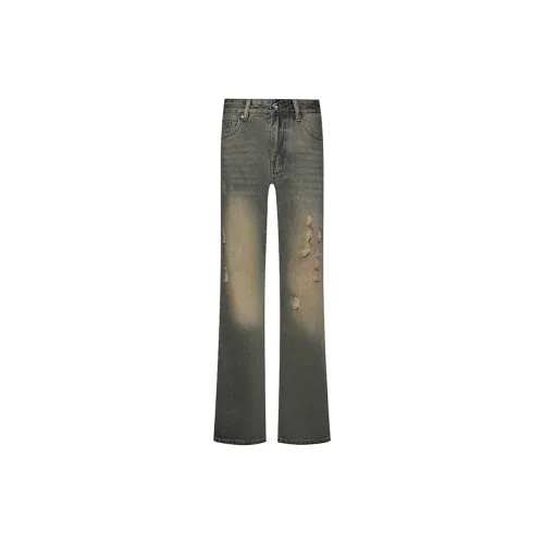 COOLALPACA Jeans Unisex Yellow Mud