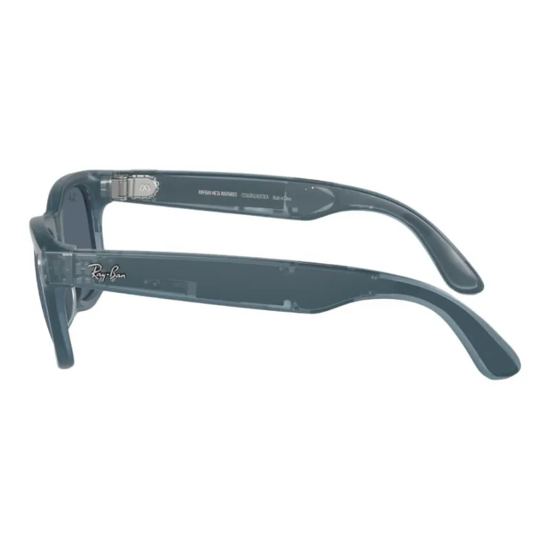 RayBan   Square Sunglasses Unisex Blue-4