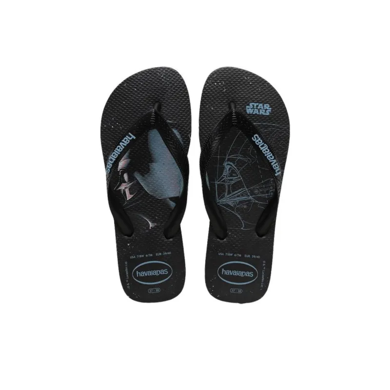 Havaianas Abrasion Resistant Slip Resistant Flip Flops Unisex Black-2