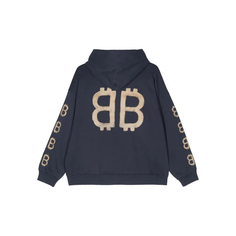 Balenciaga 2020s Crypto BB logo Hoodie-1