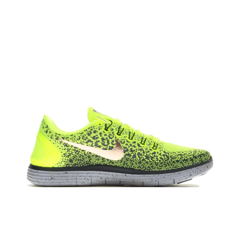Nike Free Run Distance Shield Volt/Metallic Red Bronze Dark Grey-1