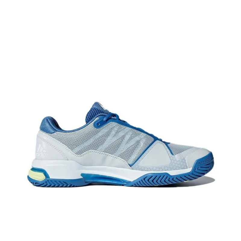 Adidas Barricade Club Low Top Tennis Shoes Women's Blue White-1