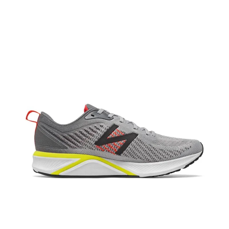 New Balance NB 870 Low-Top Running Shoes Unisex Gray Yellow 2E-Width-1