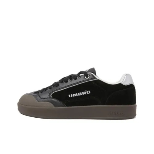 Umbro Anti-Slip Wear-Resistant Low-Top Skateboard Shoes Unisex Black