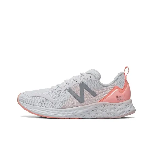 New Balance NB Fresh Foam Running Shoes Women's Low-Top White/Peach Soda Pink/Ginger Pink