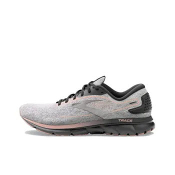 Brooks Trace 2 Cushioning Wear-Resistant Low-Top Running Shoes Women's Gray Pink