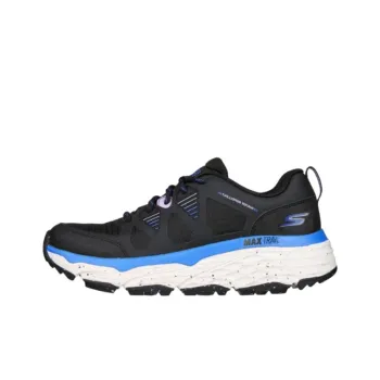 Skechers GO Run Ma Anti Slip Wear Resistant Low Top Running Shoes Women's Black Blue
