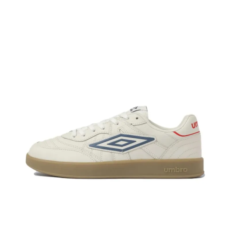 Umbro Speciali Anti-Slip Wear-Resistant Low-Top Skateboard Shoes Unisex White Blue-0