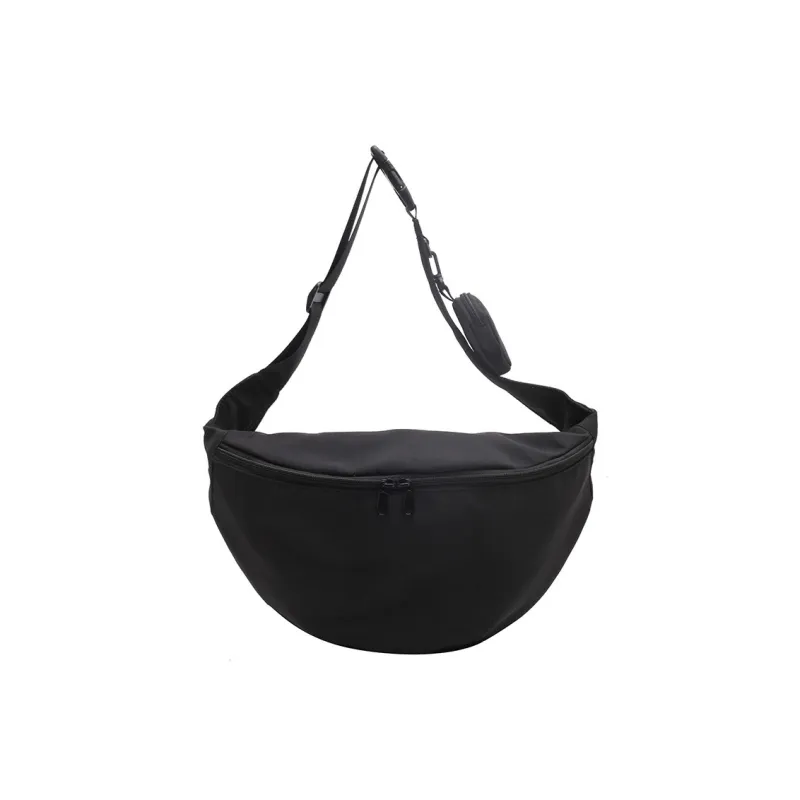 S.REPHEN Fabric Shoulder Bag, Crossbody Bag Regular Unisex Black/Khaki-7